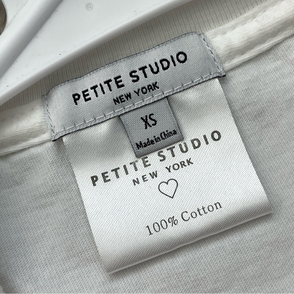 Petite Studio Tshirt fruit graphic crew short sleeve womens White (xsmall) suri - Picture 3 of 6